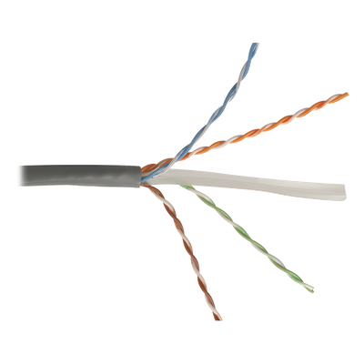 Bobina de Cable UTP / Cat6 / 23 AWG / 4 Pares / CMR / 305 m (1000 pies) / Reelex / Gris - Imagen 3