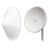 Kit de Antena y Radomo / 28 dBi / 4.9 a 6.5 GHz / N-Macho / Alcance 15 km / Cables RF Incluidos