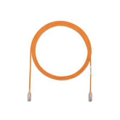 Cable de Parcheo UTP / Cat6 / 28AWG / 3.8 mm / 20.2 cm (0.66 ft) / LSZH-CM / Naranja