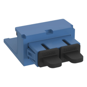 Módulo Acoplador / SC Duplex / Fibra Monomodo OS1/OS2 / Mini-Com / Cerámica Zirconia / Azul