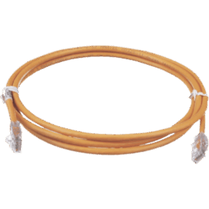 Cable de Parcheo UTP Cat6 / 24 AWG / 1 Pie (0.3 m) / Clasificación CM / 2500 Ciclos / 50 µm Oro