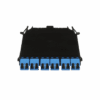 Cassette Fibra Óptica / 12 Fibras Monomodo OS2 / MPO a 6 LC Duplex / Polaridad A / Azul