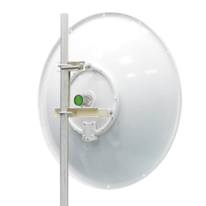 Antena Direccional Parabólica / 4.9 a 7.1 GHz / 34 dBi / Haz 3.5° / Polarización Dual V/H / Torre o Mástil