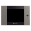 Gabinete de Montaje en Superficie / Acero Calibre 18 / Para Pantalla 10 Pulgadas y Módulo de Comunicación / Puerta con Cerradura y Ventana de Lexan / Entradas para Conducto / Color Negro