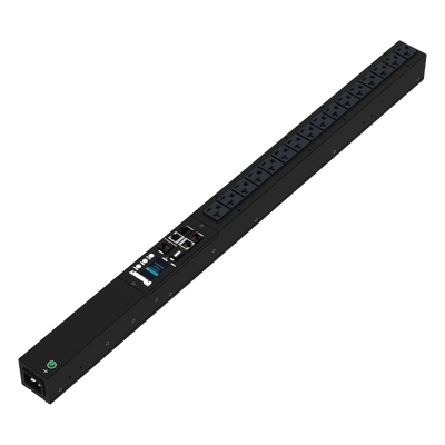 PDU Monitoreable / 16 Salidas NEMA 5-20R / Entrada NEMA 5-15P / Vertical / 120 Vca / 15 A / Cable 3 m (9.8 ft) / Rango 10°C a 60°C - Imagen 3