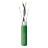 Cable de Datos EIA-485 / 2x22 AWG / Blindado Trenzado / Plenum / Bobina 305 m (1000 ft) / Verde