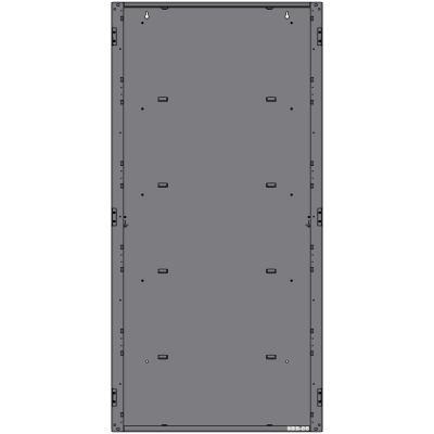 Caja Trasera para Gabinete de Alarma Contra Incendio / 4 Niveles / Acero Calibre 16 / 25.42 x 49.40 x 5.50 pulgadas (64.6 x 125.5 x 14 cm) / Compatible con Baterías 26 Ah