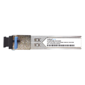Transceptor SFP Bidireccional / 1.25 Gbps / Monomodo 10 km (6.2 mi) / 1310 & 1550 nm / Conector SC/UPC Simplex / Hot-Pluggable / DDM / 2 Piezas