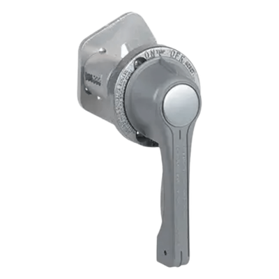 Mango para Interruptor de Circuito / Activación Frontal / Aluminio Libre de Cobre / Eje Acero Inoxidable 316 / Lock-On/Lock-Off 3 Candados / NPSM 3/4' y 1-1/4' / Clase I Div 1 & 2 Grupos B,C,D
