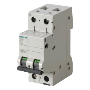 Interruptor automático magnetotérmico / 2 polos / 25 A / 6 kA / Curva C / Montaje riel DIN