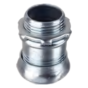 Conector de Compresión / Acero Galvanizado / 1/2" (13 mm) / Pared Delgada / UL Listed