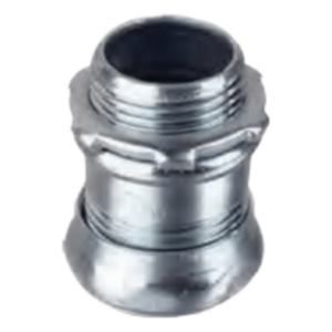Conector de Compresión / 3/4" (19 mm) / Acero Galvanizado / UL Listed