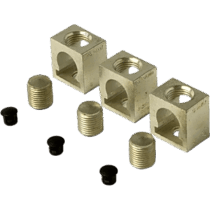 Zapata para Interruptor Automático / Conexión QR / Aluminio-Cobre / 300 kcmil / Kit 3 Piezas