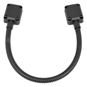 Loop Pasacable / Acero Inoxidable / 40 cm (1.3 ft) / Tapas de Aluminio / Control de Acceso / Negro