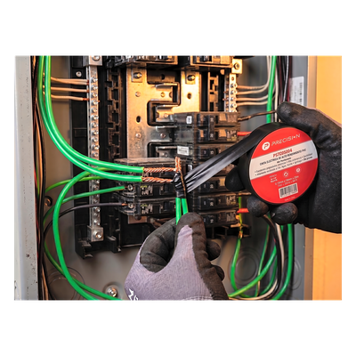 Cinta Aislante Eléctrica / PVC Alto Rendimiento / 600 V / 19 mm (0.75 in) / 20 m (65.6 ft) / Ignífuga / Negro - Imagen 3