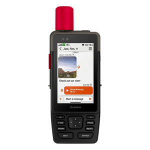 GPS Táctico Multifuncional / Pantalla TFT Transflectiva 3.5" / Multibanda GPS+Galileo+BeiDou+QZSS+IRNSS / Cámaras 5MP+8MP / IP67 MIL-STD-810 / Batería 48h inReach / 64GB