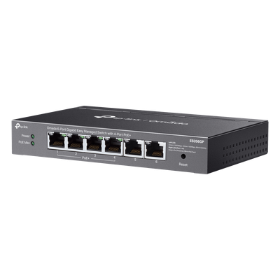Switch Gigabit / 6 Puertos / 4 PoE+ 65W / Gestión Cloud SDN / Fanless / Alcance PoE 250 m (820.2 ft) / QoS y VLAN - Image 3
