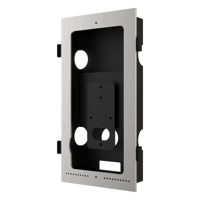 Carcasa Gang Box / Montaje Parcial Empotrado / Acero SGCC + SUS316L / 248x129x35.9 mm (9.76x5.08x1.41 in) / 861.1 g (1.898 lb) / Serie DS-K1T673 - Imagen 2