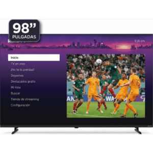 Smart TV QLED / 98 pulgadas / 4K UHD / Dolby Audio 12W+12W / 3 HDMI ARC-CEC / Wi-Fi / VESA 700×400