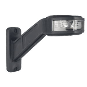 Luz Auxiliar LED / Tipo Bandera Lateral Derecha / Policarbonato y Caucho / 12-24 V / IP67 / Cable 30 cm