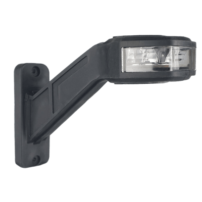 Luz Auxiliar LED / Tipo Bandera Lateral Derecha / Policarbonato y Caucho / 12-24 V / IP67 / Cable 30 cm