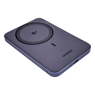 Power Bank Magnético Inalámbrico / 5000 mAh / USB-C 20W PD3.0 / Carga Inalámbrica 15W / Ultrafino 8.6 mm (0.3 in) / Carga Simultánea