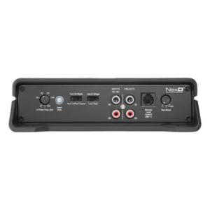 Amplificador Monobloque / 500 W RMS / Clase D / Respuesta 20 Hz a 20 kHz / Control Remoto de Nivel / Bajo Perfil