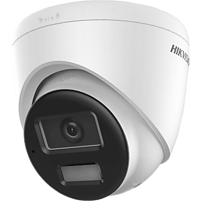 Cámara Turret IP / 2 Megapixel / Dual Light 30 m (98.4 ft) / AcuSense Lite / Micrófono Integrado / IP67 / PoE