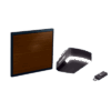 KIT COMPLETO Incluye /Puerta D/ Garage / APDOORB 12x8 Pies / Lisa Linea Central / Imitacion madera / Insulada / Interfase ACCESSWIFI / Motor FS1000M / 1/2HP / Fuerte/Silencioso/Luz LED/Motor DC .