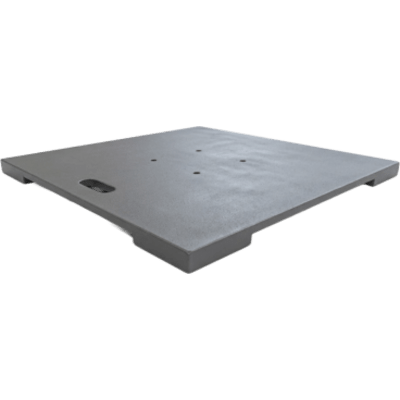 Base de Truss / 76 cm (2.49 ft) / Espesor 1 cm / Acero / 30 x 30 cm Tipo Americana / Patas 12 cm
