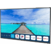 SmartTV para Exteriores / 55" 4K UHD / 500 nits / Sol Parcial / webOS / IP54 / -30°C a 50°C / Soporte de Pared Inclinado