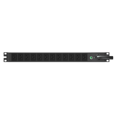 PDU Monitoreable / 12 Salidas C13 / NEMA L6-20P / Rack 1 UR 19 in / 100-240 Vca / 20 A / 3 m (9.8 ft) - Image 2