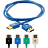 Cable HDMI / Ultra Delgado / 4K@60Hz 4:4:4 / 18 Gbps / Conector 16 mm / Ethernet / 1.8 m (5.9 ft) / Azul