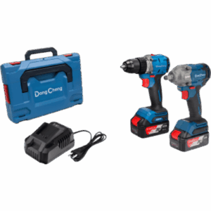 Kit de Rotomartillo y llave de impacto inalámbrica / 20V / Motor Brushless / 2 Baterías 4.0Ah Li-ion / Maletín Rígido