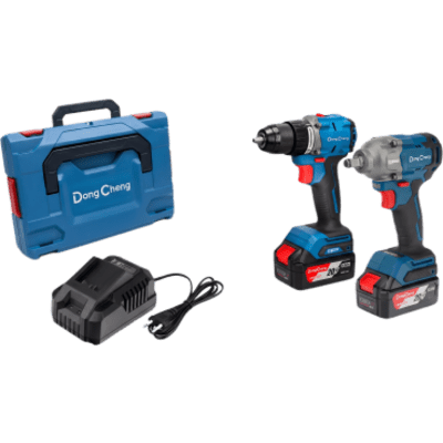 Kit de Rotomartillo y llave de impacto inalámbrica / 20V / Motor Brushless / 2 Baterías 4.0Ah Li-ion / Maletín Rígido